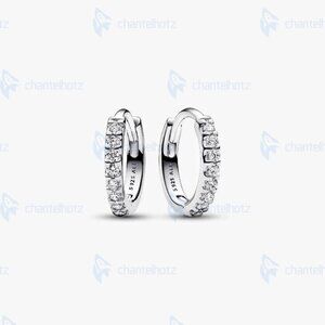 Pandora Sparkling Huggie Hoop Earrings